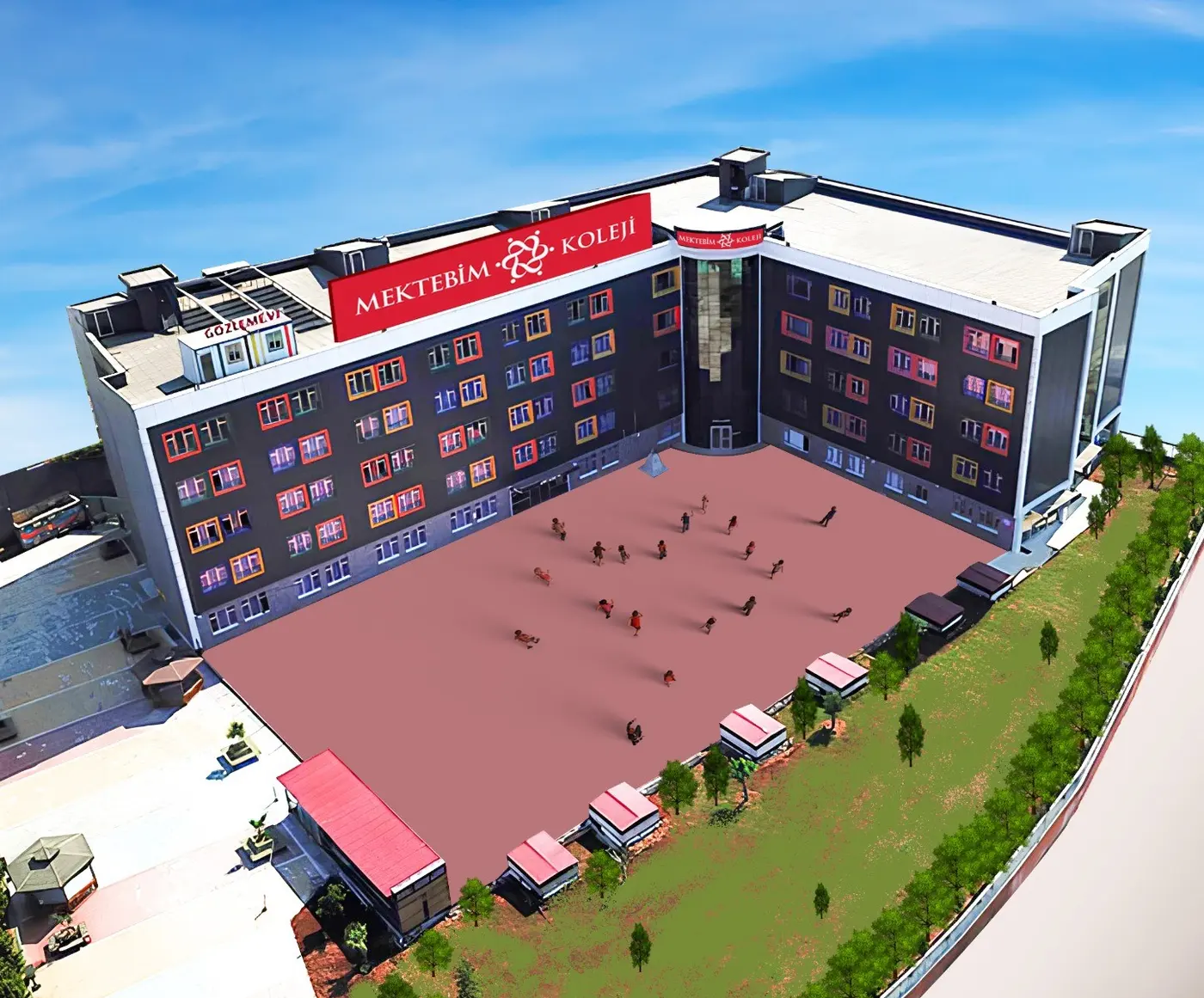 Özel Erdemli Mektebim Koleji Anadolu Lisesi dış görünüm