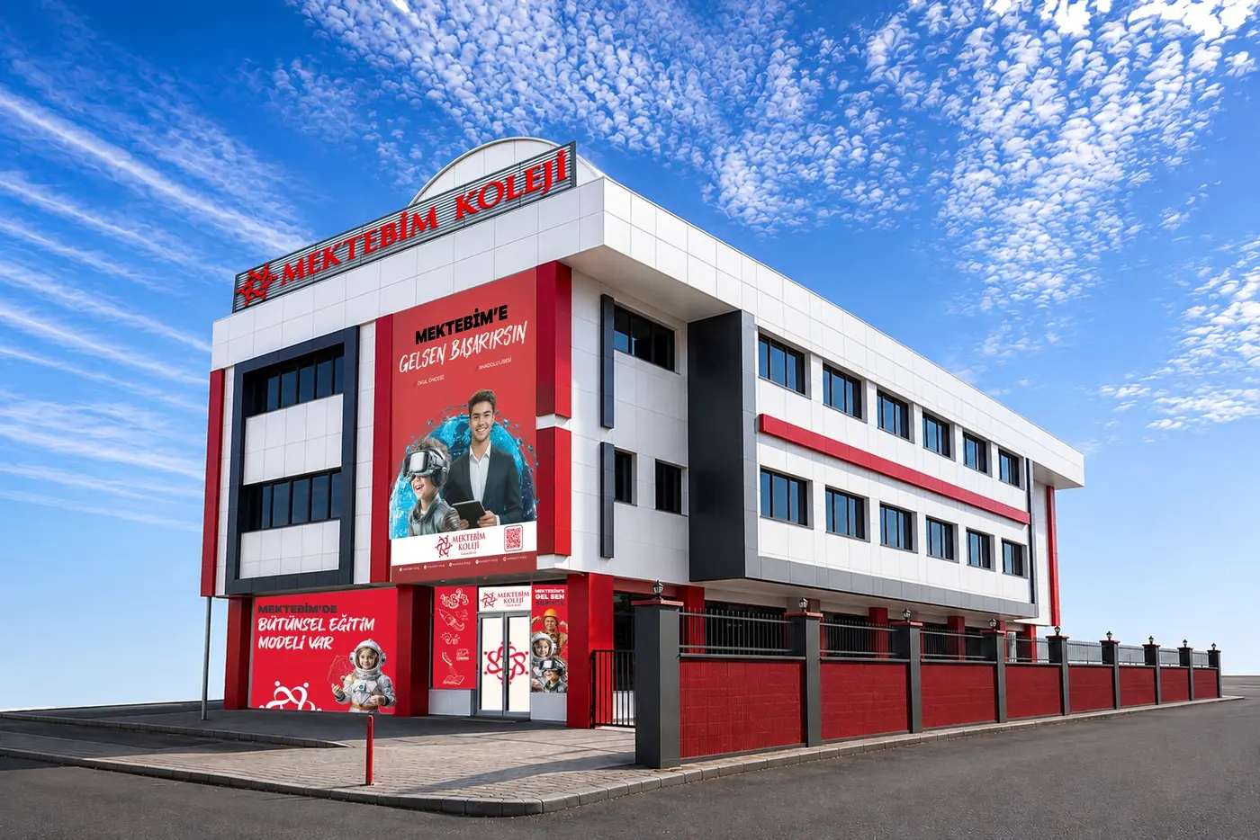 Özel Gaziantep Mektebim Koleji Ortaokulu dış görünüm
